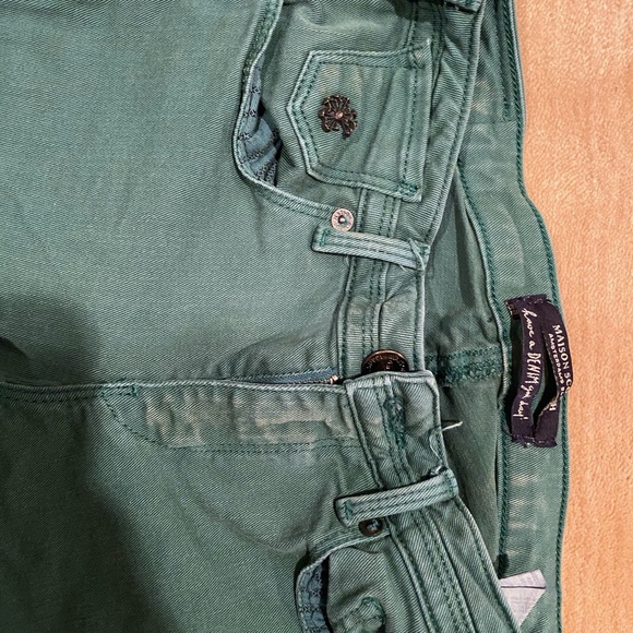 Green Low-Rise Skinny Jeans - Picture 4 of 6